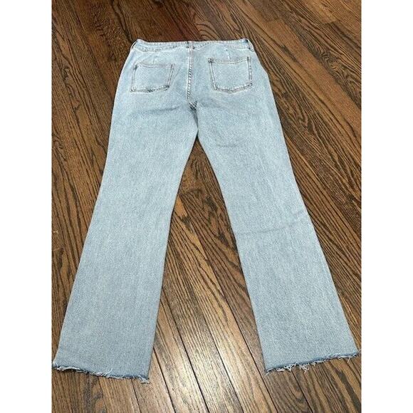 Generation Love Justine Jeans Button Fray Hem Ankle Denim Blue Size 28 NEW - Picture 11 of 11